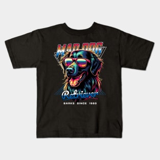 Mad Dog Retriever Dog Kids T-Shirt